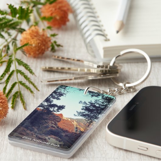Canyon Trail Zion Nationalpark, Utah Schlüsselring (Vorderseite rechts)