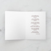 Canyon Tumbleweed, Apache Wedding Sessing Card Karte (Innenseite)