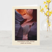 Canyon Tumbleweed, Apache Wedding Sessing Card Karte (Gelbe Blume)