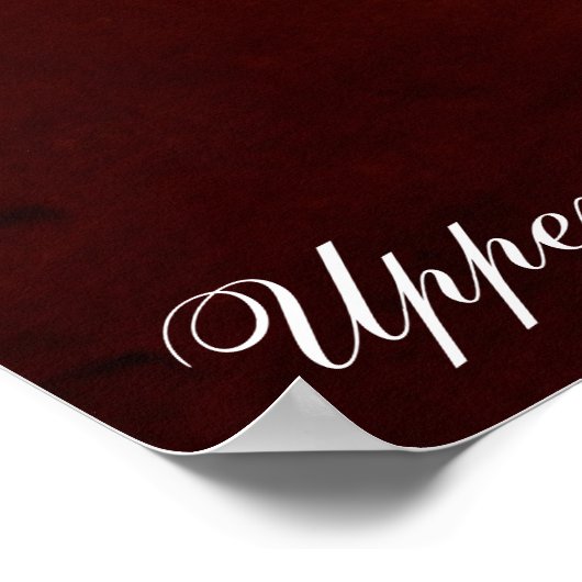 Canyon Upper Antelope Poster (Ecke)