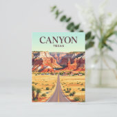 Canyon USA Postkarte (Stehend Vorderseite)