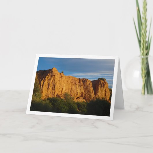 Canyon Wall Landschaft Karte (Vorderseite)