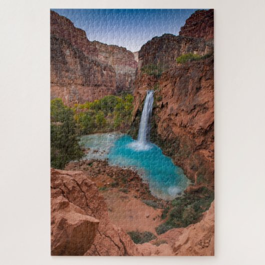 Canyon Wasserfall Landschaft Puzzle (Vertikal)