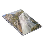 Canyon-Wasserfall, Lone Peak Wilderness, Notizblock (Rechte Seite)