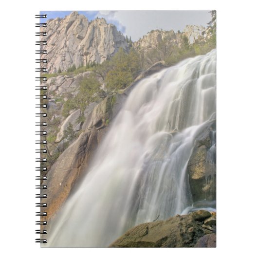 Canyon-Wasserfall, Lone Peak Wilderness, Notizblock (Vorderseite)