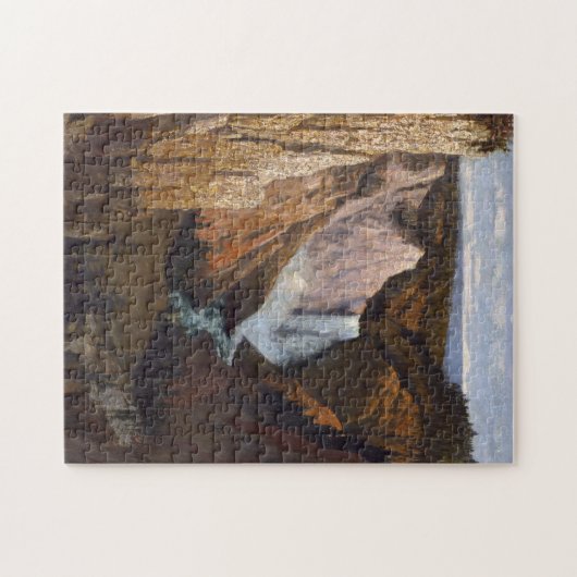 Canyon Waterfall Nature Scene Puzzle (Horizontal)