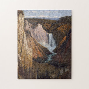 Canyon Waterfall Nature Scene Puzzle