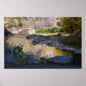 Canyon Waterscape Poster (Vorne)