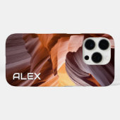 Canyon Wave Sandstone Muster Earthy Tones Case-Mate iPhone Hülle (Rückseite (Horizontal))