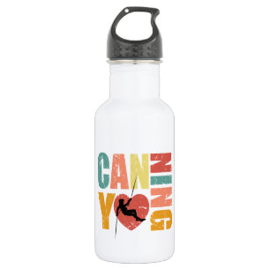 Canyoneering I Liebe Canyoning Rappelling Lover Edelstahlflasche