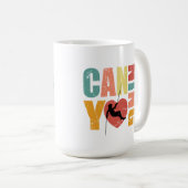 Canyoneering I Liebe Canyoning Rappelling Lover Kaffeetasse (VorderseiteRechts)