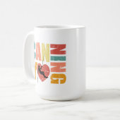 Canyoneering I Liebe Canyoning Rappelling Lover Kaffeetasse (Vorderseite Links)