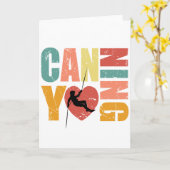 Canyoneering I Liebe Canyoning Rappelling Lover Karte (Gelbe Blume)