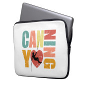 Canyoneering I Liebe Canyoning Rappelling Lover Laptopschutzhülle (Vorderseite Links)