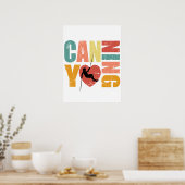 Canyoneering I Liebe Canyoning Rappelling Lover Poster (Küche)