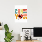 Canyoneering I Liebe Canyoning Rappelling Lover Poster (Heimbüro)