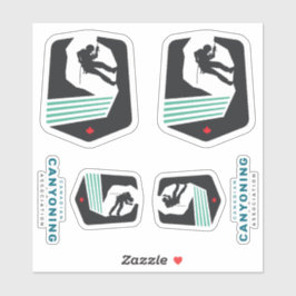 Canyoning Association Sticker Set
