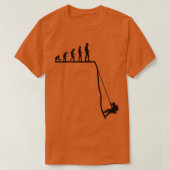 Canyoning Wandern Canyoneering Abseilen Evolution T-Shirt (Design vorne)