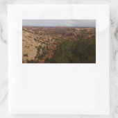 Canyonlands Aussicht vom Neck Springs Trail Rechteckiger Aufkleber (Tasche)