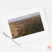 Canyonlands Aussicht vom Neck Springs Trail Rechteckiger Aufkleber (Umschlag)