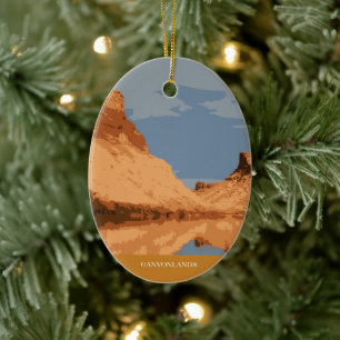 Canyonlands National Park Keramik Ornament