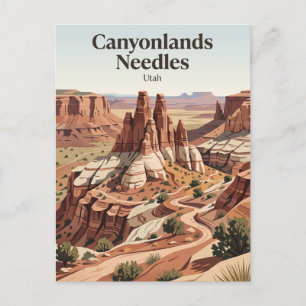 Canyonlands National Park Needles District Utah Postkarte