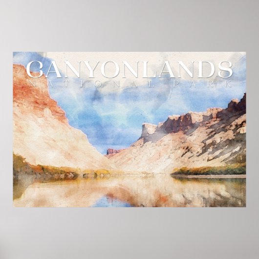 Canyonlands National Park Poster, Utah Print Poster (Vorne)