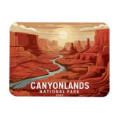 Canyonlands National Park Sunset Magnet (Horizontal)