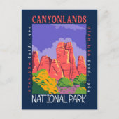 Canyonlands National Park Utah Distressed Postkarte (Vorderseite)