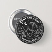 Canyonlands National Park Utah Monoline Button (Vorne & Hinten)