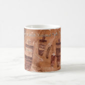 Canyonlands National Park Utah Pictograph Kaffeetasse (Mittel)