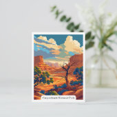 Canyonlands National Park, Utah Travel Vintag Postkarte (Stehend Vorderseite)