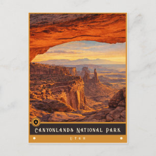 Canyonlands National Park   Utah Vintage-Postkarte Postkarte