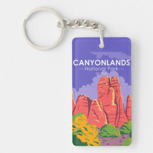 Canyonlands National Park Utah Vintage Schlüsselanhänger