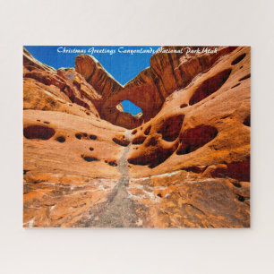 Canyonlands National Park Utah. Weihnachtsgruß Puzzle