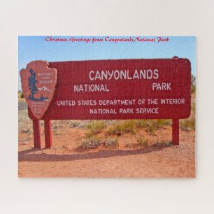 Canyonlands National Park Utah. Weihnachtsgruß Puzzle