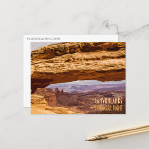 Canyonlands National Park Vintage-Ansichtskarte Postkarte