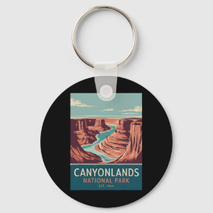 Canyonlands National Park Vintage Camping Hiking M Schlüsselanhänger