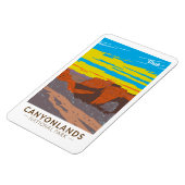 Canyonlands Nationalpark Moab Vintage Magnet (Linke Seite)