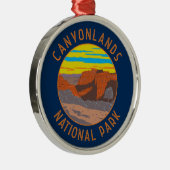 Canyonlands Nationalpark Moab Vintage Ornament Aus Metall (Rechts)