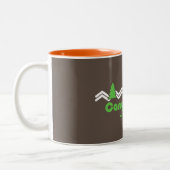Canyonlands Nationalpark Retro Zweifarbige Tasse (Links)