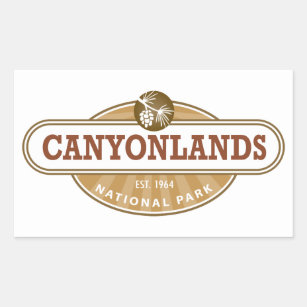 Canyonlands Nationalpark Utah Rechteckiger Aufkleber