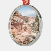 Canyonlands Nationalpark, Utah, USA 1 Silbernes Ornament (Links)