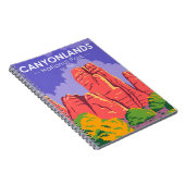Canyonlands Nationalpark Utah Vintag Notizblock (Rechte Seite)