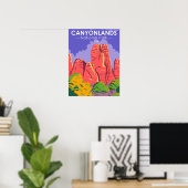Canyonlands Nationalpark Utah Vintag Poster (Heimbüro)