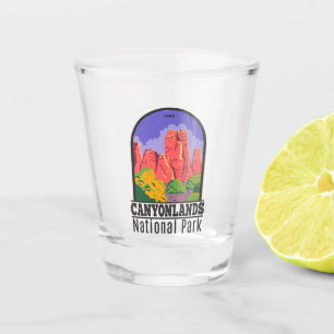 Canyonlands Nationalpark Utah Vintag Schnapsglas