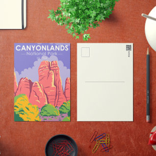 Canyonlands Nationalpark Utah Vintage Postkarte