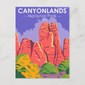 Canyonlands Nationalpark Utah Vintage Postkarte (Vorderseite)