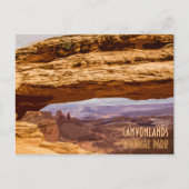 Canyonlands Nationalpark Vintage Postkarte (Vorderseite)
