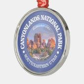 Canyonlands NP (rd) 2 Ornament Aus Metall (Links)